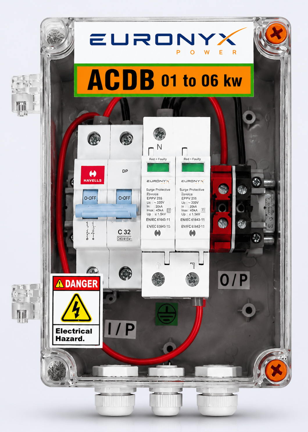 AC Distribution Board ACDB 01 to 06 kW