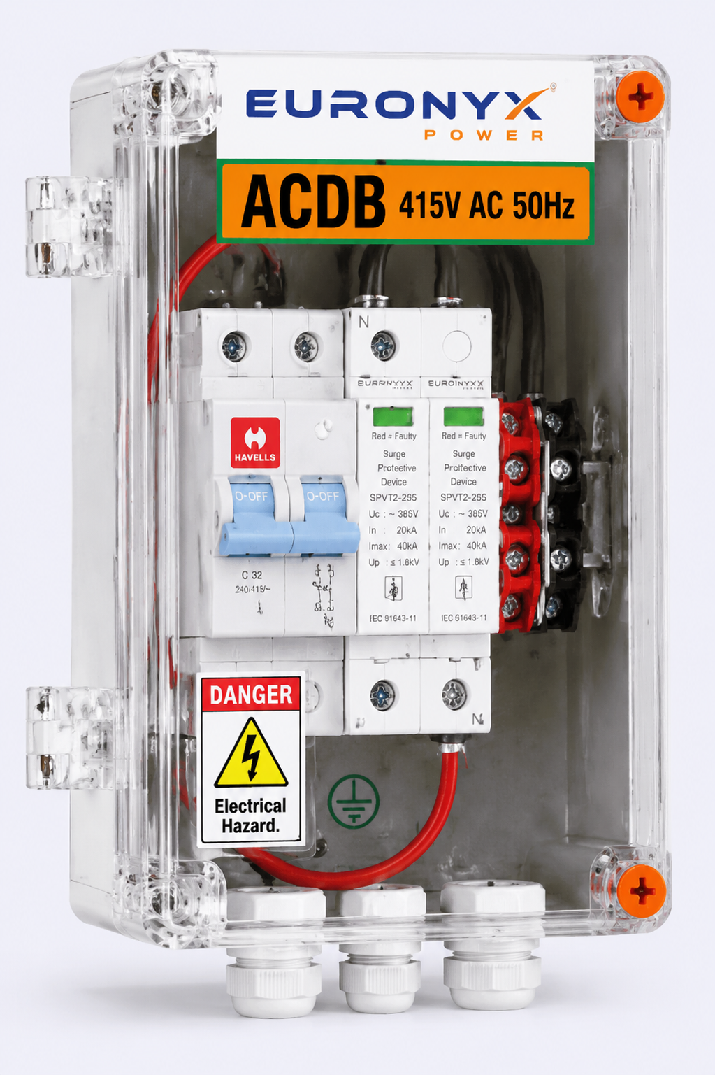 AC Distribution Board ACDB 415V AC 50Hz